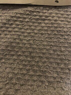 DKNY Waffle Placemats Set Of 4 Gray Grey Heather NWT